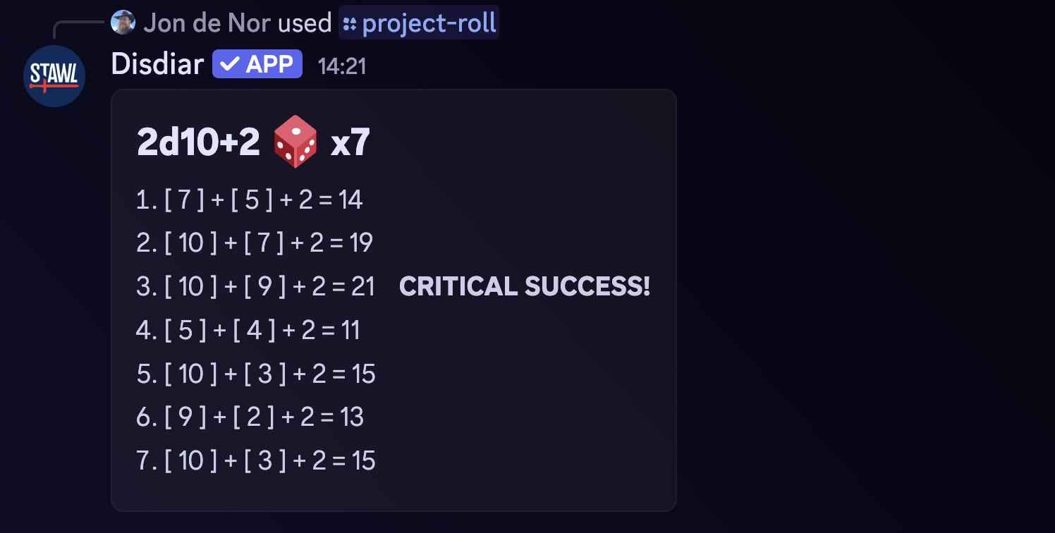 Result of '/project-roll edge 7'