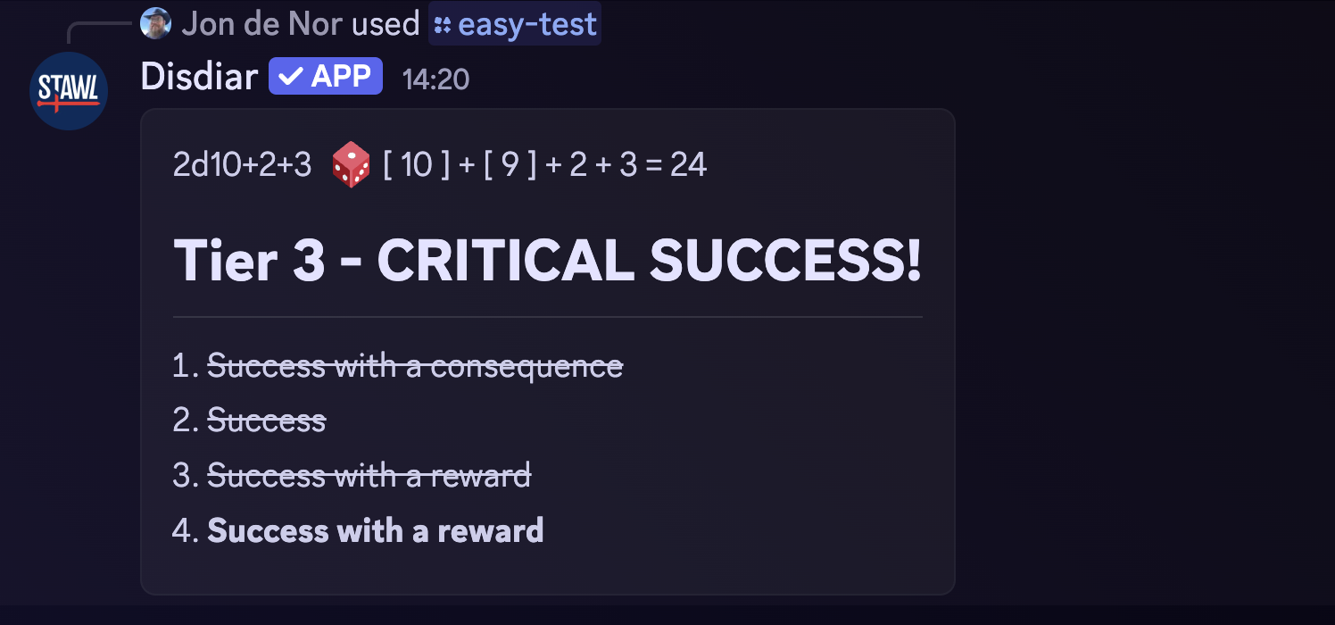 Result of '/easy-test +3 edge'